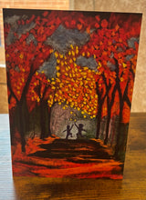 Load image into Gallery viewer, Pack of 4 Seasonal Chalkboard Art Notecards
