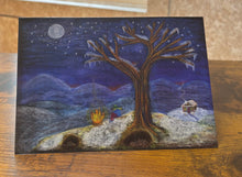 Load image into Gallery viewer, Pack of 4 Seasonal Chalkboard Art Notecards

